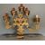 Pair of golden wrought iron sconces     