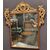 (2)Cornice Specchiera del 700 Luigi XVI con Cimasa Dorata Venezia