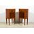 Coppia di comodini neoclassici in legno lastronato e intarsiato, nord Italia, fine XVIII secolo