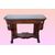Consolle francese del 1800 stile Impero in legno di mogano con specchio e marmo