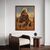 Religious painting oil on canvas Saint Roch from the 20th century