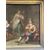 Olio su tavola raffigurante scena di vita quotidiana