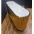 Credenza in Acciaio Dorato Vintage con Piana in  marmo
