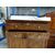 Credenza Impero in noce a mezza colonna con porte e due cassetti Francia