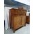 Credenza Impero in noce a mezza colonna con porte e due cassetti Francia