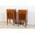 Coppia di comodini neoclassici in legno lastronato e intarsiato, nord Italia, fine XVIII secolo