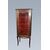 Vetrina francese stile Transizione 1 Porta del 1800 in palissandro con piano in marmo e bronzi