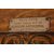 Antica grande credenza Stile Tudor del 1800 in legno di rovere con targhetta Cattedrale di Glasgow 