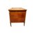 Scrivania Inglese Vittoriana di metà 1800 in citron wood con piano in pelle 
