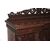 Antica grande credenza Stile Tudor del 1800 in legno di rovere con targhetta Cattedrale di Glasgow 