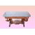 Consolle francese del 1800 stile Impero in legno di mogano con specchio e marmo