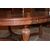 Grande tavolo francese di inizio 1800 stile Luigi XVI in legno di mogano 2 metri di diametro