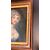 Quadro, dipinto a pastello "Ritratto femminile" - XIX sec. 