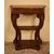 Antica piccola consolle francese Luigi Filippo del 1800 in legno di mogano