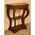 Antica piccola consolle francese Luigi Filippo del 1800 in legno di mogano