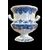 Vaso in maiolica a corpo rastremato con due manici e decoro monocromo blu alla ‘Rouen’.Pasquale Antonibon,Nove di Bassano.