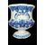 Vaso in maiolica a corpo rastremato con due manici e decoro monocromo blu alla ‘Rouen’.Pasquale Antonibon,Nove di Bassano.