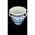 Vaso in maiolica a corpo rastremato con due manici e decoro monocromo blu alla ‘Rouen’.Pasquale Antonibon,Nove di Bassano.