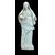Bassorilievo in avorio con figura di Santa.cornice ovale in legno e foglia oro.