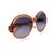 CHRISTIAN DIOR Occhiali da Sole Vintage in Acetato Col. Arancione 2040-30