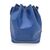 LOUIS VUITTON Borsa a Tracolla Vintage in Pelle Col. Blu Noe M