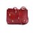 CERRUTI Borsa Shopper Vintage in Pelle Col. Rosso M