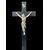 Cristo in avorio su croce in legno ebanizzato.periodo Impero.