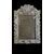Cornice in argento sbalzato con motivi rocaille.
