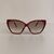 CHRISTIAN DIOR Occhiali da Sole Vintage in Acetato Col. Bordeaux 2324