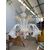 Elegante lampadario in vetro di Murano - Diametro 80 x H 90 cm - Venezia