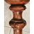 Coppia di candelieri fine '700 in legno intagliato