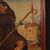 Religious painting oil on canvas Saint Roch from the 20th century