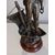 Statua antimonio pescatore su barca - no bronzo - fine '800 - scultura h. 70 cm!