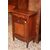 Piccola Credenza Provenzale in legno di noce e olmo ad 1 anta
