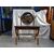 Toilette in radica olmo con numerosi bronzi fine 1800 Impero Francia