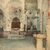 Dipinto di Luigi Bisi - L'antico battistero di Gravedona