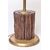 Lampade da tavolo in legno fossile per la casa di montagna - O/7566-7567-7568