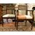 PANC156 - N. 2 Poltroncine in noce, misure cm L 60 x P 54 x H 93  