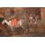 Olio su tela di fine 1600 inizio 1700 raffigurante Maniscalco