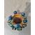 Testa di principessa con serpenti in ceramica di Caltagirone - H 43 cm - Sicilia