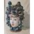 Testa di principessa con serpenti in ceramica di Caltagirone - H 43 cm - Sicilia
