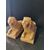 Coppia di leoni veneziani in marmo - stile neogotico - 30 x 12 cm
