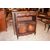 Credenza provenzale del 1700 in legno di noce e radica di noce con 2 ante e vano a giorno impreziosita di intagli