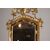 Spettacolare specchiera italiana del 1700 dorata foglia oro