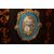 Coppia di preziosi credenzini piccoli servant stile Luigi XV in legno riccamente intarsiati con medaglione in porcellana Sevres