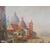 Olio su tela Italiano Raffigurante Scena di Venezia Antonio Molinari 1902 - 1995