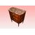 Piccolo cassettone francese stile Luigi XVI del 1800 con marmo 
