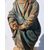Scultura in legno intagliata e dipinto - Madonna orante - Italia, XVII-XVIII secolo.