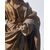 Scultura in legno intagliata e dipinto - Figura di santa - Italia, XVII-XVIII secolo.