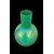 Vaso in vetro incamiciato con corpo globulare e collo verticale. Nason,Murano.